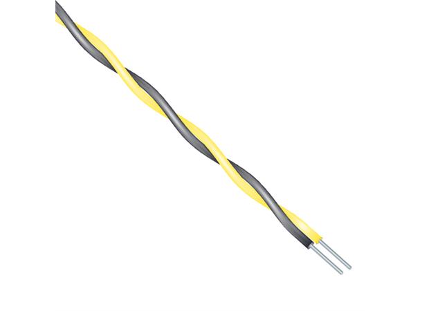 ENUBB KK-tråd 2x0,5 sv/gul 600m 4885763 HFFR 